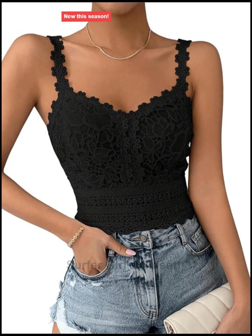 Lace Corset Tank Top Sleeveless Crop Cami Going Out Sweetheart Neck